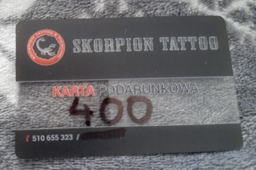 Zdjęcie oferty: Voucher Tatuaż Skorpion Sosnowiec