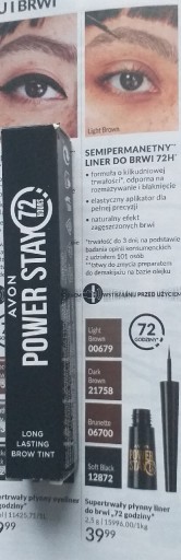 Zdjęcie oferty: Płyny liner do brwi Avon