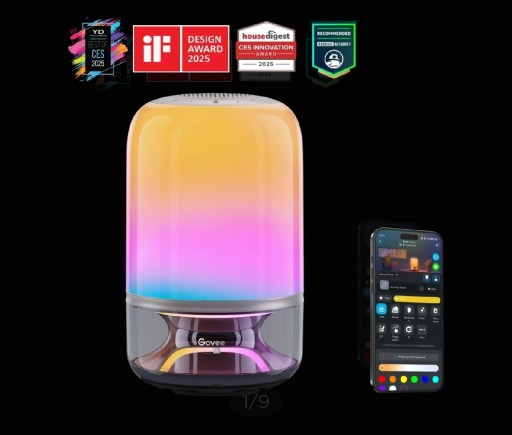 Zdjęcie oferty: ### Lampa LED Govee Table Lamp 2 Pro Sound by JBL H60200F1 ###