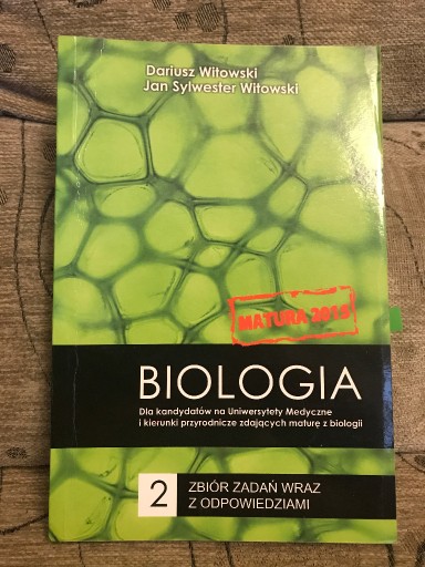 Zdjęcie oferty: Biologia 2 Witowski Zbiór zadań