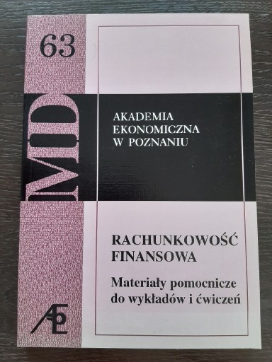 Zdjęcie oferty: Rachunkowość finansowa