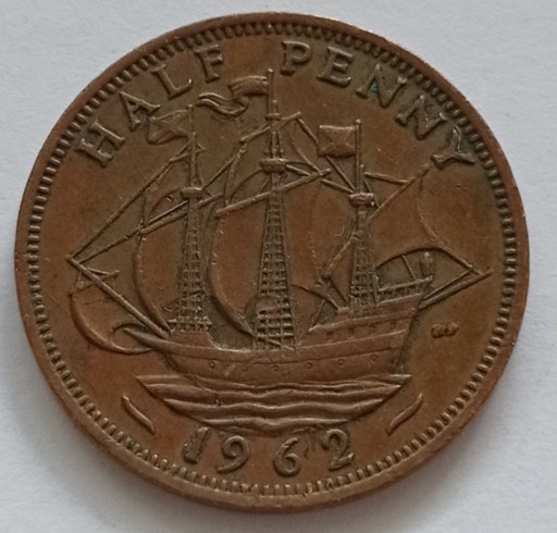 Zdjęcie oferty: Half Penny 1962