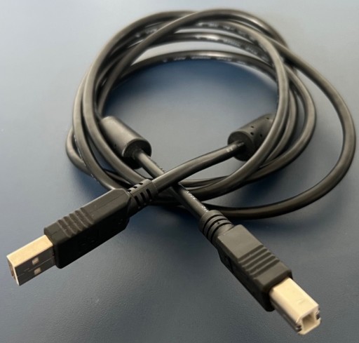 Zdjęcie oferty: 4-pack Kabel USB A/B A->B 1,5m NOWY czarny