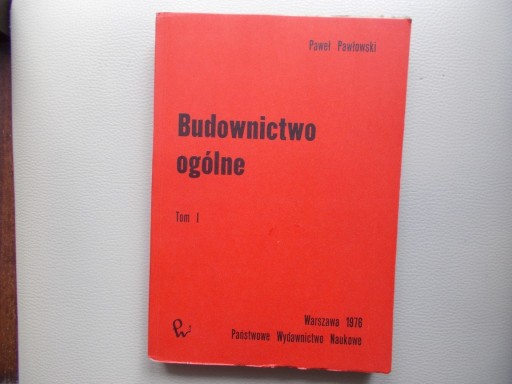 Zdjęcie oferty: Książka Budownictwo ogólne Tom I