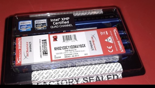 Zdjęcie oferty:  Pamięć RAM DDR3 Kingston 16 GB