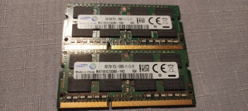 Zdjęcie oferty: 16 GB RAM (2 x 8) 2Rx8 PC3L Samsung 12800S