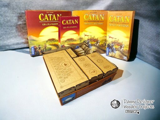 Zdjęcie oferty: Organizer insert do gry Catan + Miasta i rycerze