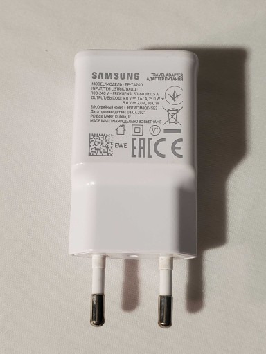 Zdjęcie oferty: SAMSUNG ŁADOWARKA EP-TA200 FAST CHARGE 2A ORYGINAL