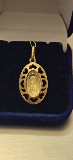 Zdjęcie oferty: Zawieszka złota medalik, 585, 1,6 g