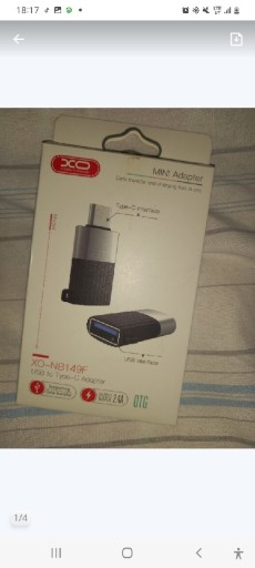 Zdjęcie oferty: Adapter USB A żenski/USB typu C męski.