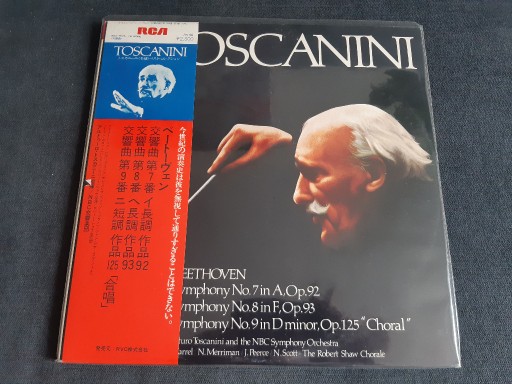 Zdjęcie oferty: Beethoven Symphony 7,8,9 Toscanini 2LP RCA JAPAN