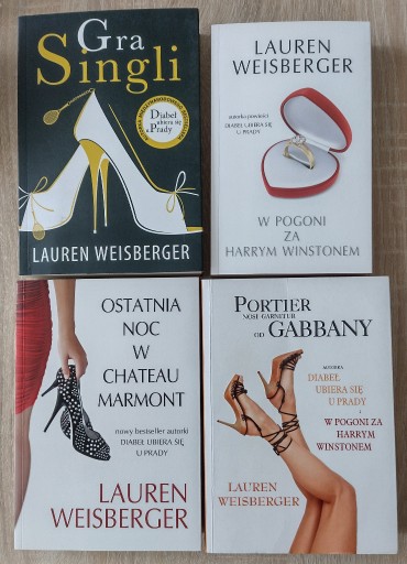 Zdjęcie oferty: 4 x Lauren Weisberger - pełne wydania