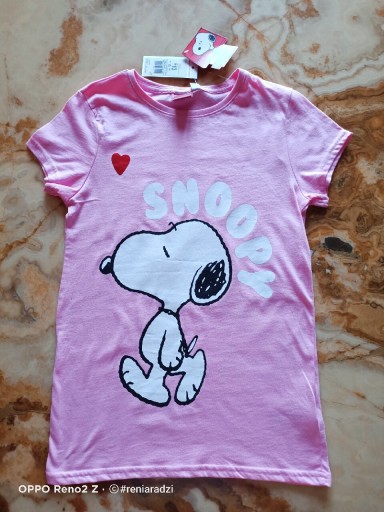 Zdjęcie oferty: T-shirt, koszulka, dziewczynka, r.146, Snoopy