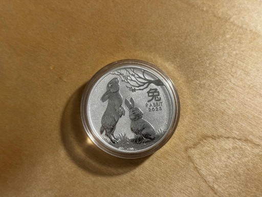 Zdjęcie oferty: Lunar Year of the Rabbit - Rok Królika 2023 1oz