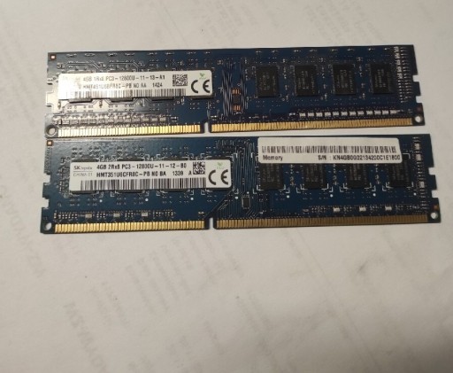 Zdjęcie oferty: Pamięć RAM SH Hynix 8GB (2*4GB) 1600MHz