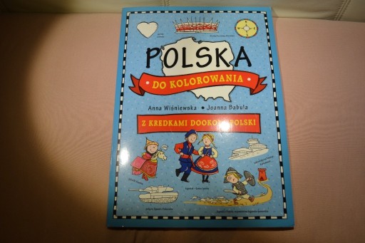 Zdjęcie oferty: Polska do kolorowania, z kredkami dookoła Polski