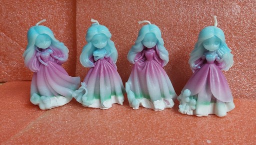 Zdjęcie oferty: Zestaw świeczek ozdobnych Księżniczki 