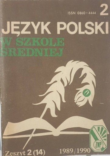 Zdjęcie oferty: Język polski w szkole średniej