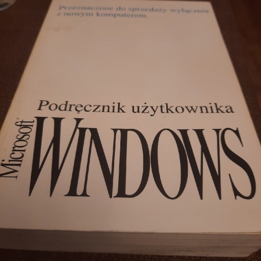 Zdjęcie oferty: Podręcznik użytkownika MICROSOFT WINDOWS