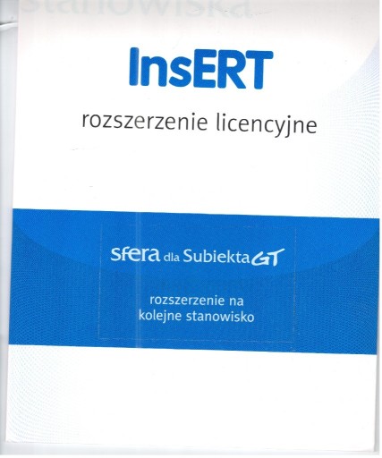 Zdjęcie oferty: InsERT Sfera Subiekt GT rozszerzenie +1 stanowisko