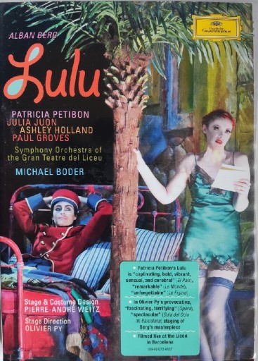 Zdjęcie oferty: Alban Berg - Lulu - Boder, Petibon - 2 DVD