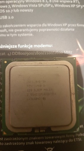 Zdjęcie oferty: Intel Pentium D 2.8 GHZ 775