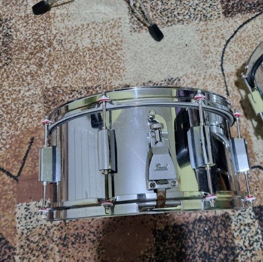 Zdjęcie oferty: Werbel stalowy 14"x6,5 pearl export 1980