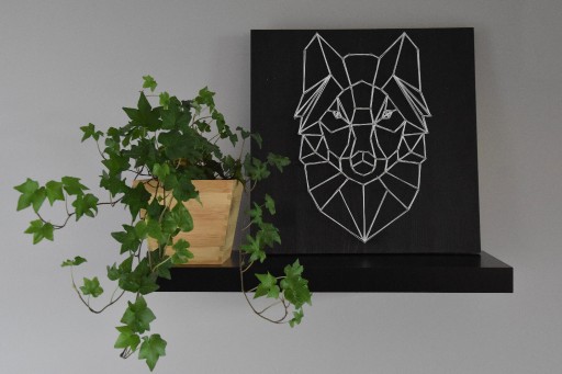 Zdjęcie oferty: String art Wilk - rękodzieło