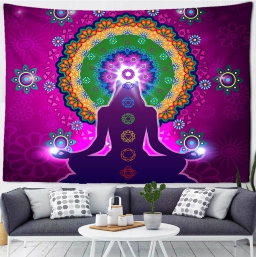 Zdjęcie oferty: Gobelin/narzuta "Hippy Mandala" ca.148cm/98cm