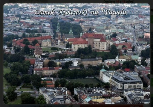 Zdjęcie oferty: Wawel zamek królewski magnes na lodówkę 9 x 6 cm