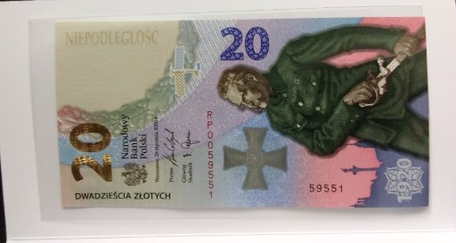 Zdjęcie oferty: Banknot kolekcjonerski 20 zł 
