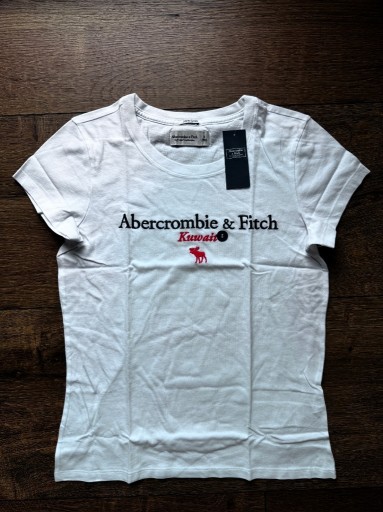 Zdjęcie oferty: Biały T-shirt Abercrombie & Fitch rozmiar S