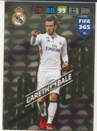 Zdjęcie oferty: PANINI FIFA 365 2018 LIMITED BALE REAL MADRID