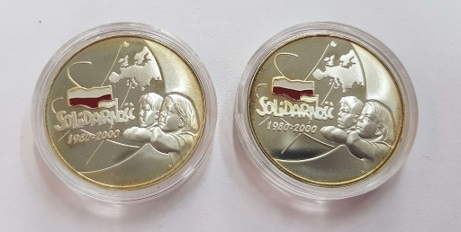 Zdjęcie oferty: 2 x 10 zł Solidarność 2000r. Tanio!