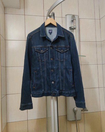 Zdjęcie oferty: bluza kurtka vintage jeansowa Gap S damska dżinsowa dżins jeans szara siwa 