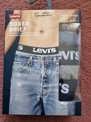 Zdjęcie oferty: Bokserki Levi's rozmiar S Nowe Oryginał