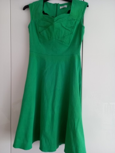 Zdjęcie oferty: Sukienka rozkloszowana zielona r. L