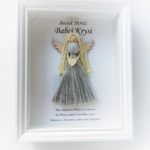 Zdjęcie oferty: Anioł stróż aniołek makrama