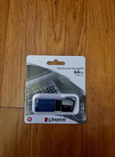 Zdjęcie oferty: Pendrive 64 GB USB 3,2 KingSton Exodia M 