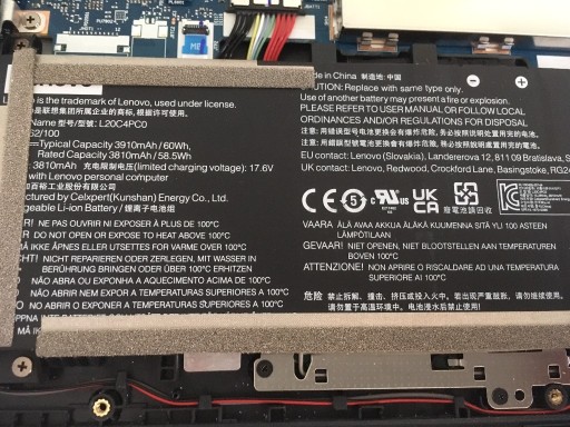 Zdjęcie oferty: Bateria do laptopa Lenovo L20C4PC0 Oryginał