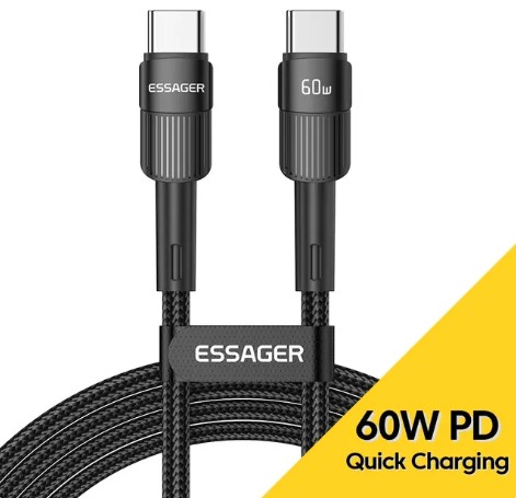 Zdjęcie oferty: Kabel USB Typ C do USB-C PD 60W 0,5m QC