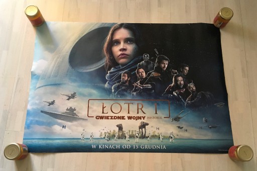 Zdjęcie oferty: Plakat Gwiezdne Wojny Łotr 1 Rogue One XXL 69x98