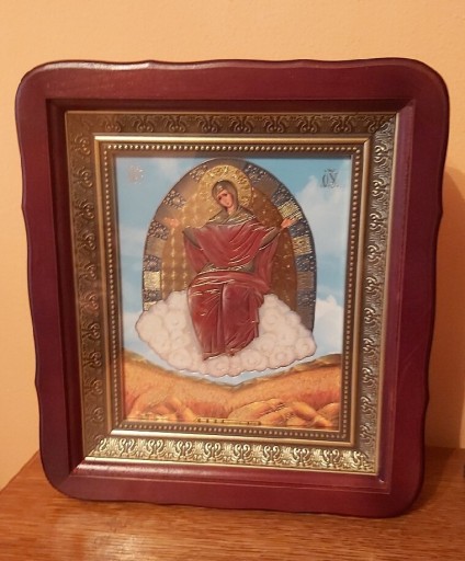 Zdjęcie oferty: Ikona w kiocie prawosławna MB Chlebowa, Chlebnaja 