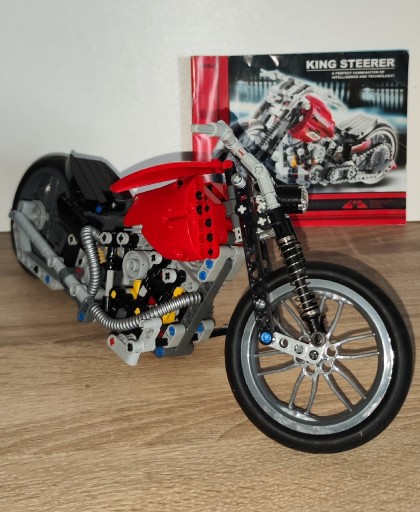Zdjęcie oferty: Klocki LEGO Technic HD Chopper Motor motocykl Hit