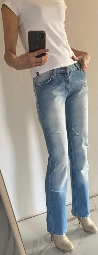 Zdjęcie oferty: DKNY firmowe SPODNIE jeansowe 28 miękki SUPER jean
