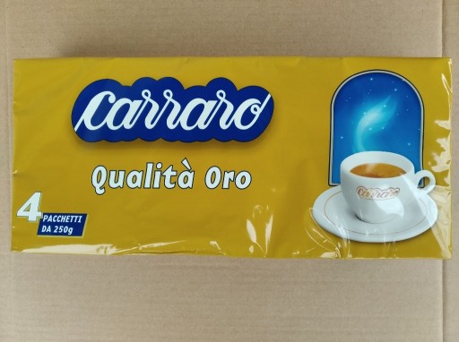 Zdjęcie oferty: Kawa Carraro Qualita Oro mielona 250 g