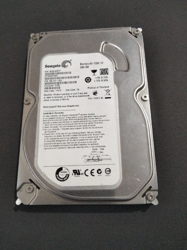 Zdjęcie oferty: Dysk Twardy Seagate 3.5" 250GB Sata Używany 