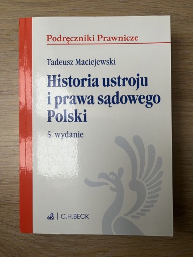 Zdjęcie oferty: Historia ustroju i prawa sądowego polski