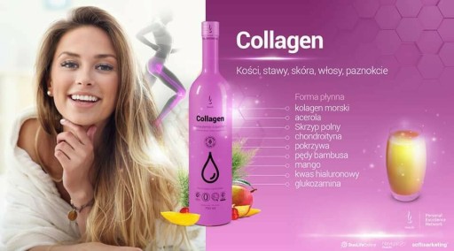 Zdjęcie oferty: Duolife płynny Collagen stawy, skóra, włosy