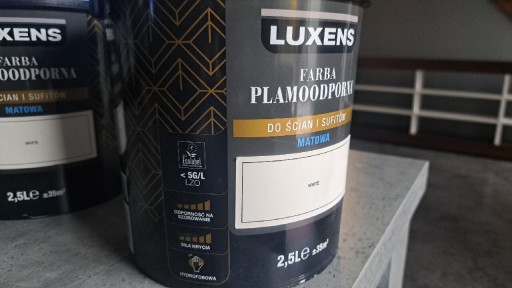 Zdjęcie oferty: Luxens farba lateksowa White biały2,5l